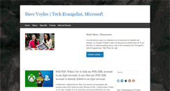 Desktop Screenshot of davevoyles.com
